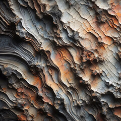 Abstract Wavy Stone Texture