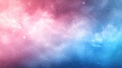 Obraz premium Pink blue nebula space background design