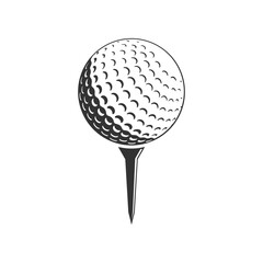 Golf ball for golf course or golf competition logo
