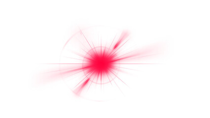 Pink Flare in Artistic Abstract Style Transparent PNG background