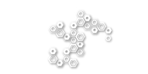 Abstract background with lines . Geometric seamless texture white abstract background with hexagons.
Background with hexagons . Futuristic honeycomb hexagon white background. 

