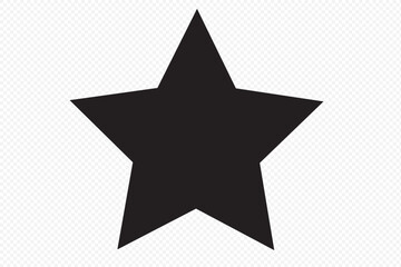 star vector logo. alone star.	