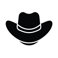 cowboy hat icon vector illustration