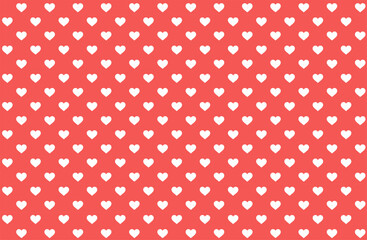 Whimsical Heart Pattern Background with a Lovely Vibe