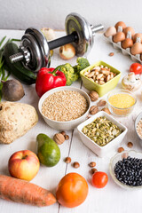 Healthy food for diet food. Healthy eating concept