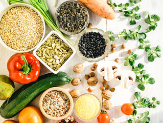 Menu for every day. Eat right to be healthy and lose weight.