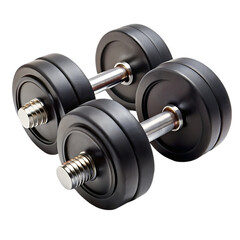 Naklejka premium Heavy Duty Dumbbells: Home Gym Workout Essentials