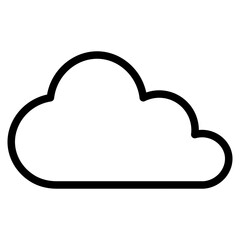 Cloud icon in vector illustration