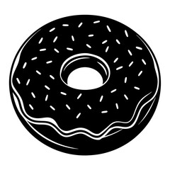   Glazed Doughnut Icon – Tasty Donut Clipart for Bakery, Cafe, and Food Design Projects