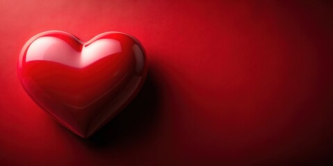 Fototapeta premium Valentine's Day themed background with a bold red heart shape , background, valentines, background, valentines, blush, red