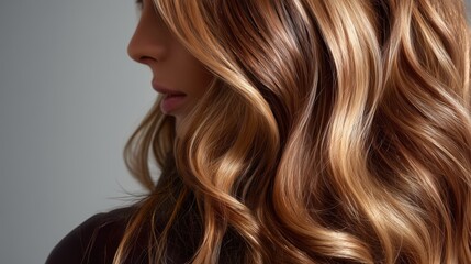 Naklejka premium Dimensional Balayage for teen. 