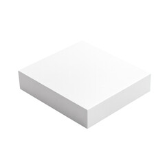 Blank White Square Object