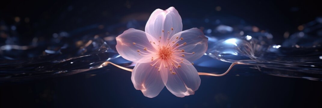 white beautiful flower