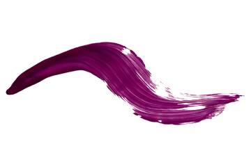 Watercolor brush strokes on transparent background