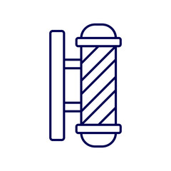 barber pole vector icon illustration isolated on white background