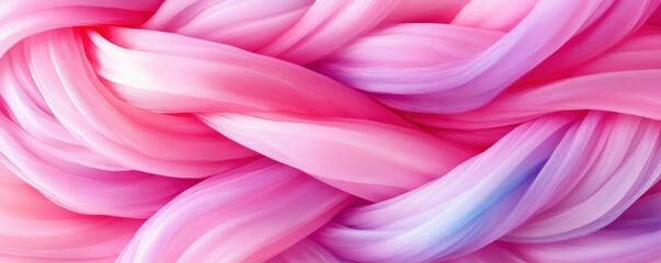 Obraz premium Colorful braided texture in soft pastel shades.