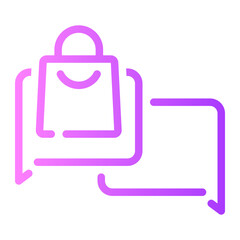 chat gradient icon