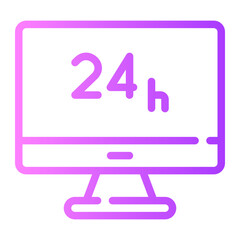 computer gradient icon