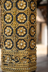 The Dhara Dhevi a luxurious traditional Ancient Lanna Architecture is a famous place and travel attraction for ancient building exterior of Chiang Mai,  Northern Thailand.