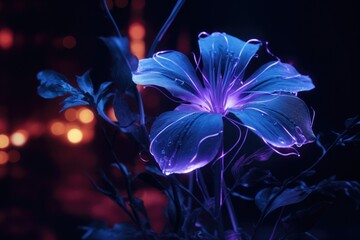 blue lily