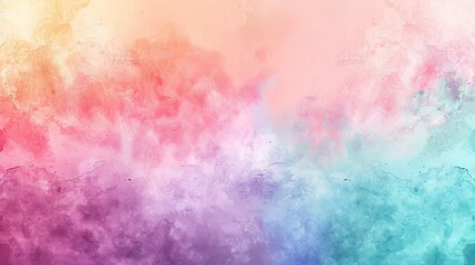 Fototapeta premium Abstract Watercolor Background with Pastel Hues and Textured Surface