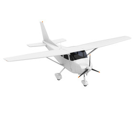 Small Airplane Isolated