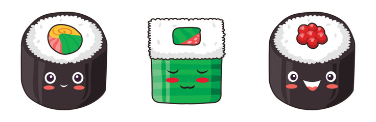 Set Sushi Cute