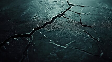 Obraz premium Deep emerald jade pattern with glossy finish and subtle cracks resembling real gemstone