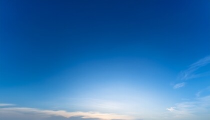 Obraz premium blue and clear sky no cloud nature blue sky for background and abstract