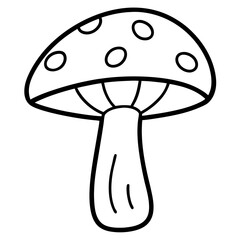mushroom cartoon illustration