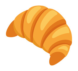 Croissant Bread Bakery Pastry Golden Crust Breakfast Food Baked Soft