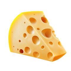 Sliced Cheese, Holes, Golden