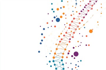Obraz premium copy number variation visualized through changes in DNA segment frequency Vibrant