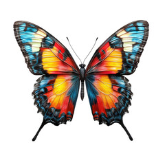 Vibrant butterfly wings