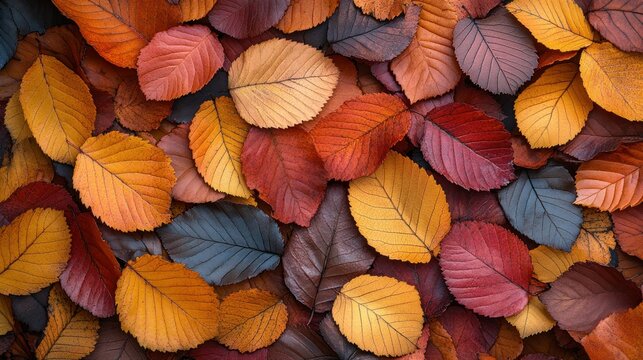 Autumn leaves carpet