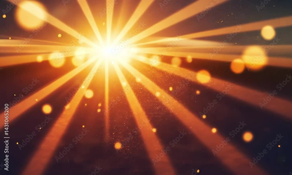 Canvas Prints golden streaks of light flowing elegantly with cinematic depth across the frame made with generative