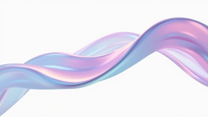 Iridescent Flowing Silk Abstract Background
