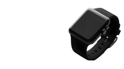 Modern smart watch, dark color