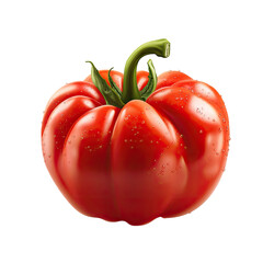 Ripe, plump tomato