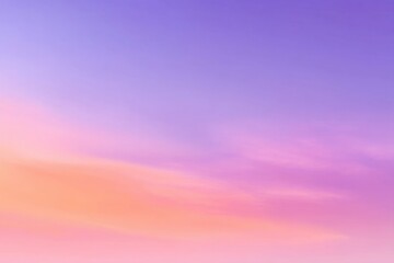 Naklejka premium A serene gradient background showcases gentle peach and lavender hues, evoking a tranquil sunset atmosphere ideal for peaceful digital applications.