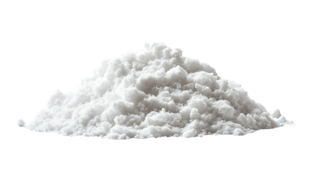 Snow Pile Isolated on Transparent Background for Winter Designs and Christmas Themes