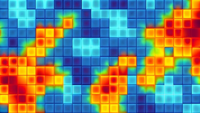 Abstract Pixelated Pattern