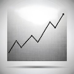 Abstract Upward Trend Graph