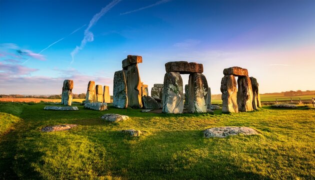 stonehenge at amesbury uk