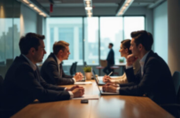 Fototapeta premium Business meeting . Business meeting, planning and investment