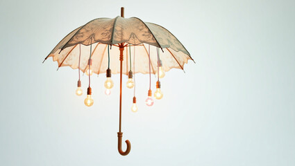 umbrella on white background