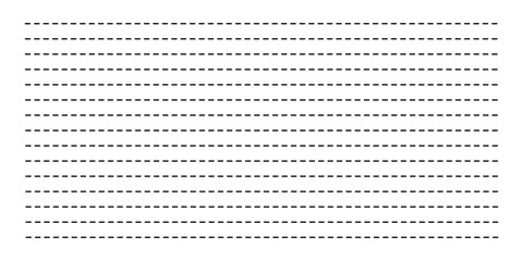 Dashed lines collection. different types of dashed lines. black dashed line set collection isolated on white background. collection of lines for notebook pages. sewing cutting kit in eps 10.