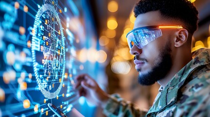 Data analysis tech background modern era