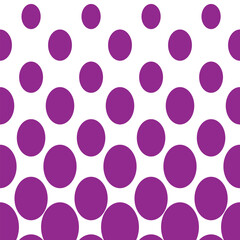 Obraz premium Purple Circle Dot Pattern – Minimalist Geometric Repeat
