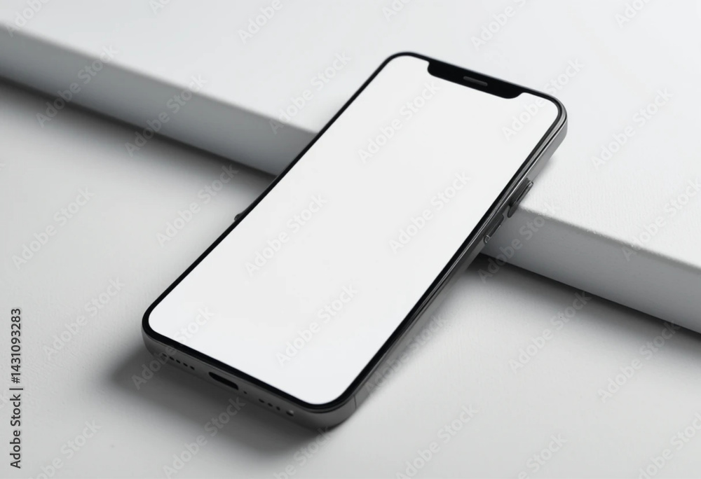 Aufkleber realistic vector mockup phone for visual ui app demonstration. high quality realistic newest version